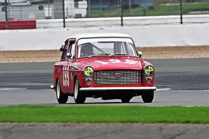 Prints of Robert Burdett, Austin A40 Speedwell, HRDC Allstars, a fifteen minute dry qualifying session followed by a thirty minute race in pouring rain, a single driver event for pre-1966 Sports Motor Racing Legends, Silverstone, October 2025 Prints: CZ5_2745 Robert Burdett, Austin A40 Speedwell.jpg