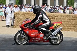 Motor Bikes Prints: CZ6_8795 Charlotte Oeggerti, Ducati Supermono 550.jpg