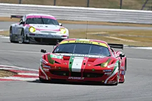 Sports Prototypes Prints: CZ7_0563 Zak Brown Red McLaren' Ferrari 458GT2.jpg