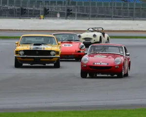 HSCC Championship Finals Prints: Ian Burford, MG Lenham Le Mans, 696 BMO, Martin Edridge, Ford Mustang, XAX 97 H