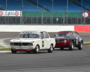Andrew Banks Prints: Jackie Oliver, Richard Shaw, BMW 1800 TiSA