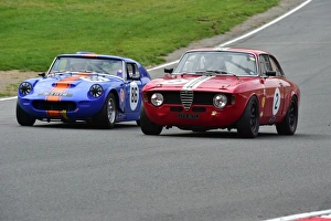 John Hilbery, MG Midget Lenham, 313 HTR, Cliff Gray, Piers Bridgeman-Williams, Alfa Romeo GT Sprint, CFK 817 C, Swinging 60 s, CSCC Championships Brands Hatch 31st May 2014