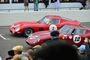 John Hugenholtz and Stefan Johansson Ferrari 250 Drogo vs Lukas Huni and Carlo Vogele Ferrari 330 GTO