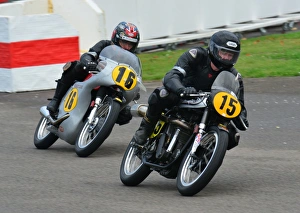 Keith Bush Prints: Keith Bush, Tommy Hill, Norton Manx 500 Goodwood Revival 2013