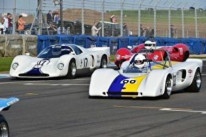Kevin Cooke, Royale RP17, David Carrington-Yates, Samuel Carrington-Yates, Chevron B16, Martini Trophy, Donington Historic Festival 2014