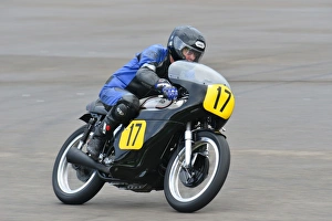 Stuart Tonge, Adam Child, Norton Manx 500. Goodwood Revival 2013