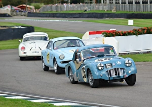 Chris Harris Prints: Triumph TR3 -Stephen Skinner, Chris Harris - Alfa Romeo Giulietta Sprint Veloce